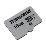 Card de Memorie Transcend microSDHC UHS-I (U1), Class 10, 16GB (TS16GUSD300S)