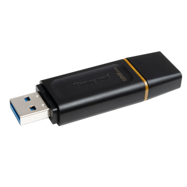 Memorie USB Kingston DataTraveler Exodia, 128GB, Negru/Galben