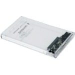 2.5" SATA HDD External Case (USB 3.0),  Transparent plastic, 9.5 mm, Gembird "EE2-U3S9-6" - Image 5