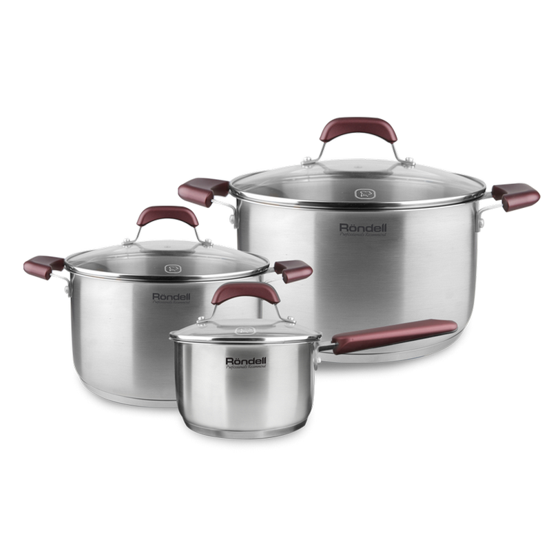 c3115249-7bd1-43cf-9f99-8646b77cfb7f Set de vase Rondell RDS-823, Oțel inoxidabil - Image 1