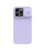 Husă Nillkin iPhone 14 Pro Max, CamShield Silky Silicone, Dark Purple - Image 2