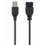 Cablu prelungitor Cablexpert CCP-USB2-AMAF-6, USB Type-A (M)/USB Type-A (F), 1,8m, Negru - Image 3