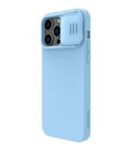 Husă Nillkin iPhone 14 Pro Max, CamShield Silky Silicone, Blue Haze - Image 5