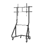 Suport TV Mobil Reflecta TV Stand 105P-Shelf, Negru - Image 2