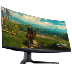 34" Monitor Gaming DELL AW3423DWF, QD OLED 3440x1440 WQHD, Negru - Image 4