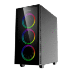 Carcasă PC Gamemax Draco XD, Midi-Tower, Fără PSU, Negru