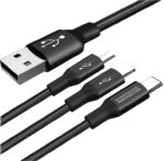Cablu încărcare și sincronizare Nillkin Swift, Micro-USB/Type-C/Lightning, USB Type-A/Micro USB, Type-C, Lighting, 1,5m, Negru - Image 6