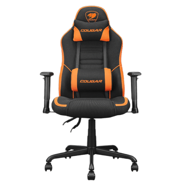 Scaun Gaming Cougar Fusion SF, Plasă elastomerică respirabilă, Portocaliu
