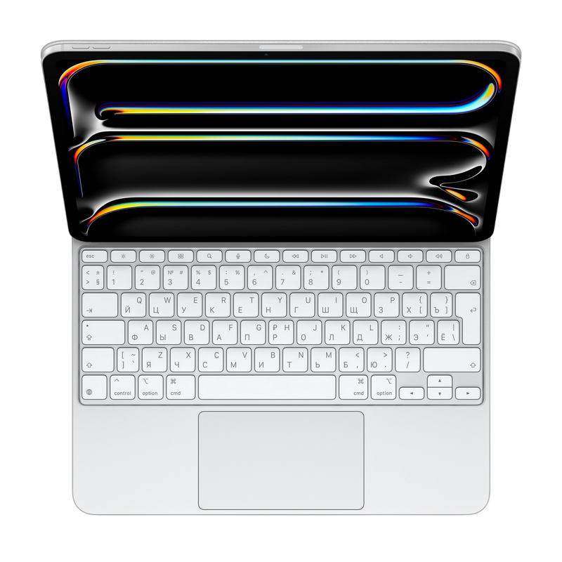c873f9a7-634d-4276-a286-8f3b548c075d Magic Keyboard for iPad Pro 13‑inch (M4) - Russian - White - Image 1
