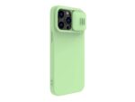 Husă Nillkin iPhone 14 Pro Max, CamShield Silky Silicone, Verde - Image 5