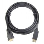 Cablu Video Cablexpert CC-DPM-DVIM-3M, DisplayPort (M) - DVI-D (M), 3m, Negru - imagine 6