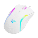 Gaming Mouse Havit MS1033, 8000dpi, 9 buttons, Ergonomic, Programmable, RGB, 126g, 1.6m, USB, White - Image 4