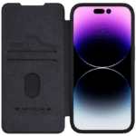 Husă tip carte Nillkin iPhone 15 Pro Max - Qin Pro, Negru