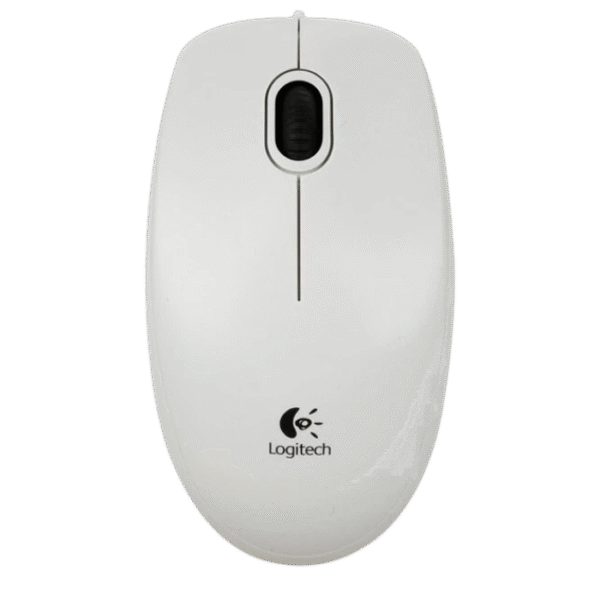 Mouse Logitech B100, Alb