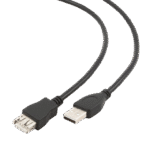 Cablu prelungitor Gembird CCF-USB2-AMAF-10, USB Type-A (F)/USB Type-A (M), 3m, Negru