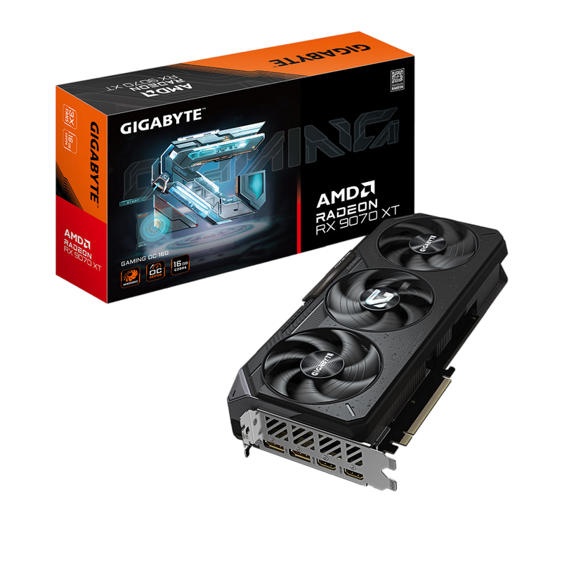 d29e2e51-2de2-449c-bd9f-c11397afcbdd Placă Video Gigabyte GV-R9070XTGAMING OC-16GD, 16GB GDDR6 256bit - Image 1