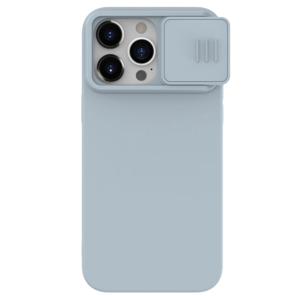 Husă Nillkin iPhone 15 Pro, CamShield Silky Silicone, Star Gray