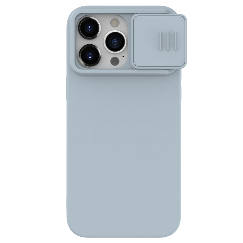 d2bbae2f-002f-47d3-8811-d6b49b0b5643 Husă Nillkin iPhone 15 Pro, CamShield Silky Silicone, Star Gray - Image 1