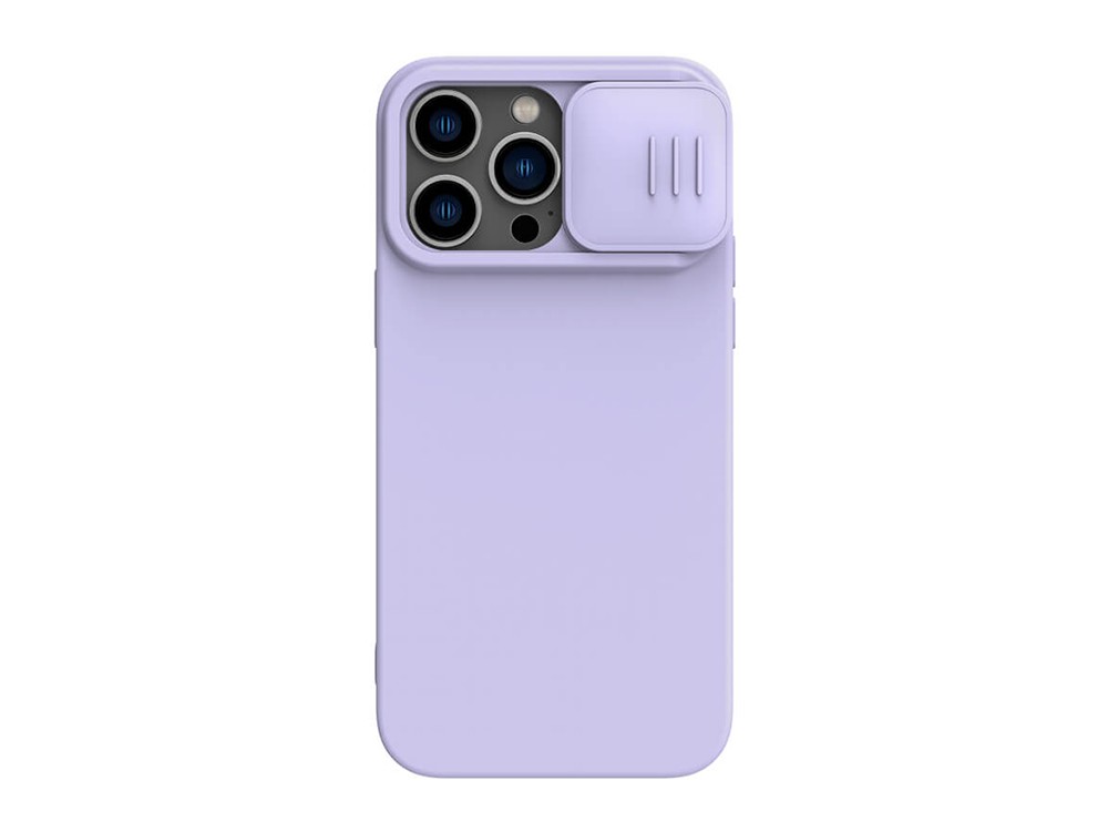 d2cefd78-b34c-4b3a-9d00-7b8fc269808f Husă Nillkin iPhone 14 Pro, CamShield Silky Silicone, Violet - Image 1