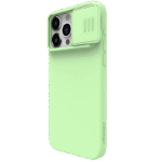 Husă Nillkin iPhone 15 Pro Max, CamShield Silky Silicone, Mint Green - Image 5