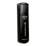 Memorie USB Transcend JetFlash 350, 8GB, Negru - imagine 3