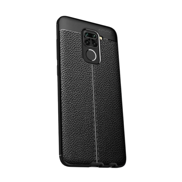 Husă Xcover Xiaomi RedMi Note 9, Leather, Negru