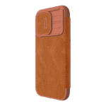 Husă tip carte Nillkin iPhone 15 Pro - Qin Pro, Maro - Image 5