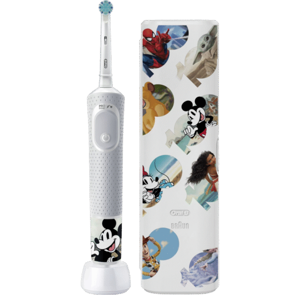 Periuță de dinți electrică Braun Kids Vitality PRO D103 Disney, Alb | Gri