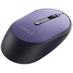 Mouse Wireless Havit MS78GT, Violet - imagine 2