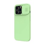 Husă Nillkin iPhone 13 Pro, CamShield Silky Silicone, Mint Green - imagine 3