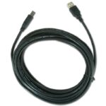 Cablu de date pentru periferice Gembird CCP-USB2-AMBM-15, USB Type-A/USB Type-B, 5m, Negru - Image 4