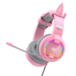 Căști gaming Havit H2233d, Cu fir, Roz - Image 2