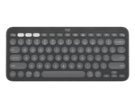 Tastatură Logitech K380S, Fără fir, Grafit