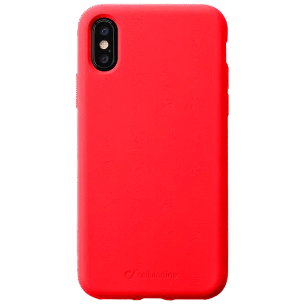 Husă Cellularline Sensation - iPhone XS/X, Roșu