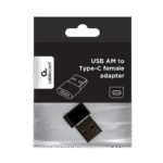 Adaptor pentru cablu USB Cablexpert A-USB2-AMCF-02, USB Type-A (M)/USB Type-C (F), Negru - Image 6
