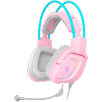 Căști gaming Bloody G575, USB, Roz