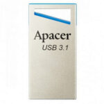 Memorie USB Apacer AH155, 64GB, Argintiu/Albastru - imagine 2