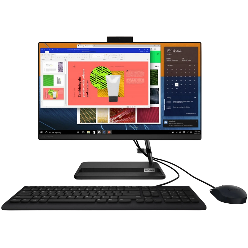 e0ab4c9e-75f3-426d-8d34-1db0d7bd8817 Computer All-in-One Lenovo IdeaCentre 3 24IAP7, 23,8", Intel Core i7-13620H, 8GB/1024GB, Fără SO, Negru - Image 1
