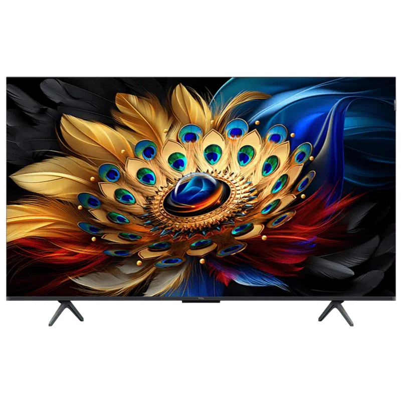 e0d9ab37-d324-42fa-aa24-24d3d3459f47 50" LED SMART TV TCL 50C655, QLED, 3840x2160, Google TV, Black - Image 1