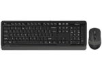 Set Tastatură + Mouse A4Tech FG1010S, Fără fir, Gri