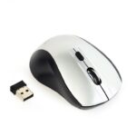 Mouse Wireless Gembird MUSW-4B-02-BS, Negru/Argintiu - imagine 6