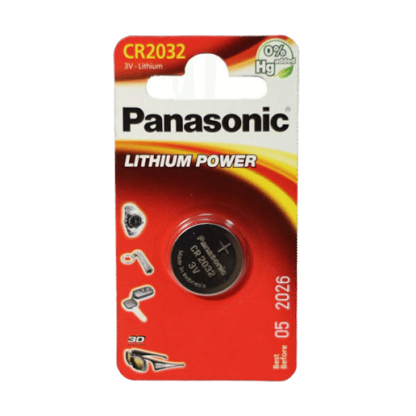 Baterii rotunde Panasonic CR-2032EL, CR2032, 1buc.