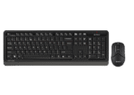 Set Tastatură + Mouse A4Tech FG1012S, Fără fir, Negru