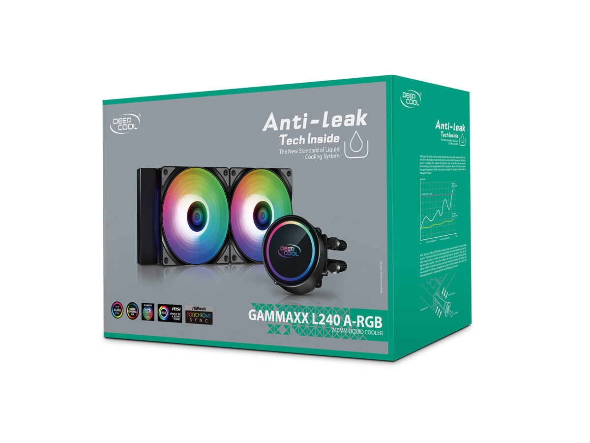Cooler procesor Deepcool GAMMAXX L240 ARGB - imagine 3