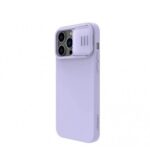 Husă Nillkin iPhone 14 Pro Max, CamShield Silky Silicone, Dark Purple - Image 9