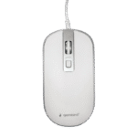 Mouse Wireless Gembird MUSW-4B-06-WS, Alb/Argintiu
