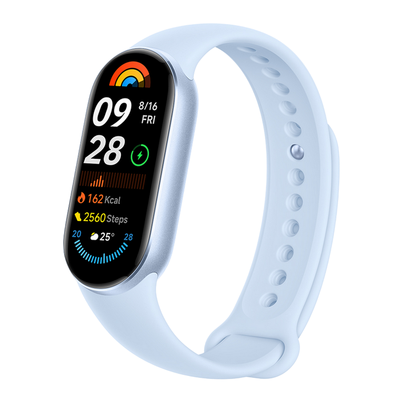 e5a277dd-0e9d-4783-adf7-e27a6314b532 Brățară fitness Xiaomi Smart Band 9 Albastru deschis 1.62 inches | 192 x 490 | AMOLED - Image 1