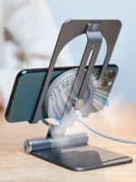 Încărcător wireless Nillkin PowerHold Mini, 15W, Gri - imagine 5