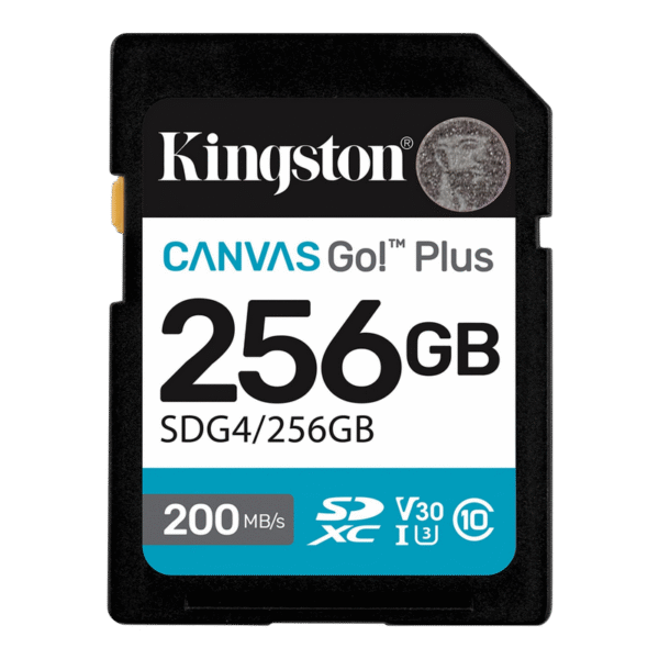 Card de Memorie Kingston Canvas Go! Plus, 256GB (SDG4/256GB)