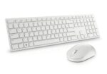 Set Tastatură + Mouse DELL KM5221W, Fără fir, Alb - Image 2
